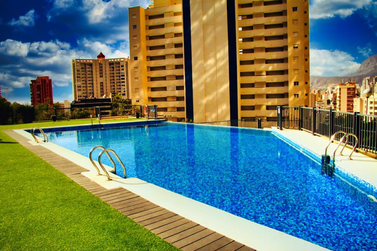 Beautiful Apartment Near Beach With Panoramic Sea-View Benidorm Exterior foto